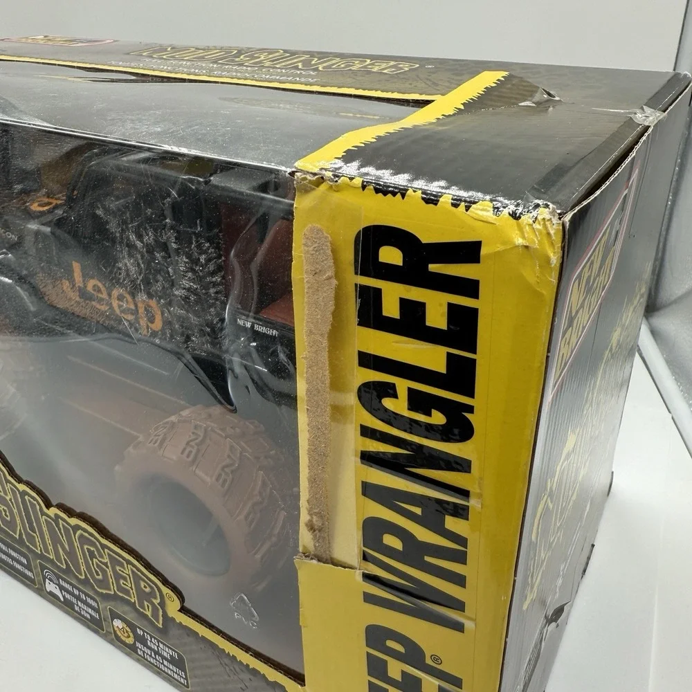 Jeep Wrangler‎ Mud Slinger R/C Car New Bright Radio Control NIB